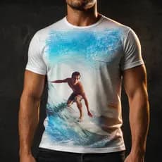 Camisa Camiseta Surf Surfista Praia Ondas Prancha Sol 1a