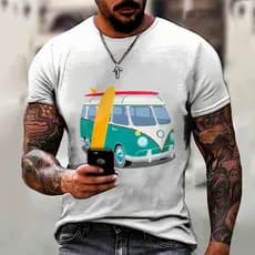 Camisa Camiseta Surf Surfista Praia Ondas Prancha Kombi 2