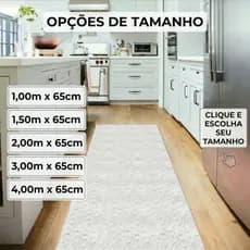 Tapete Passadeira Avulsa Medidas - 100% Algodão Cozinha Sala Quarto Diversos Tamanhos