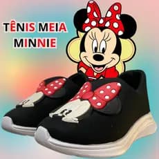 Tênis Meia Calce Fácil Infantil Menina Personagens