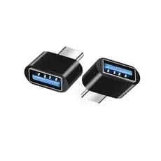 Adaptador USB-A para USB-C OTG Compatível Com Celular/Computador