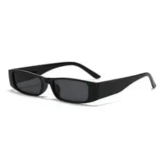 Moda novo estilo quadrado pequeno quadro exclusivo óculos de sol Retro senhoras masculino preto cinza clássico condução festa Hip-Hop Anti-ultravioleta óculos de sol Popular viagem sol