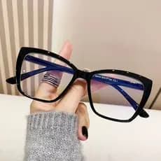 Fashion Square Anti-Blue Light Glasses Frame Retro Ladies Men Transparent Optical Trendy Glasses Moldura Óptica Transparente Óculos de Jogo Popular para Computador