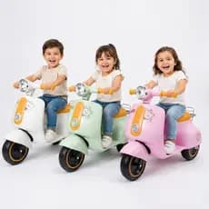Avespa Moto Elétrica Infantil Lambreta 6V Passeio Criança