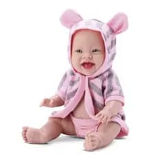 Boneca Baby Babilina Banho 34cm 100% Vinil Bambola