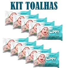 Kit 10-24 Pcts Toalha Umedecida Lippy Direto Da Fábrica