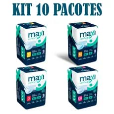 Kit 10 Pct Fraldas Geriátricas Maxi Confort REGULAR Sem Barreiras P/M/G/EG Direto Da Fábrica