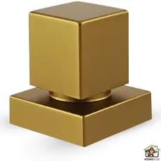 Acabamento 100% Metal Registro Quadrado 1/2 ou 3/4 Padrão Deca Metal Pressão Gaveta Dourado Fosco