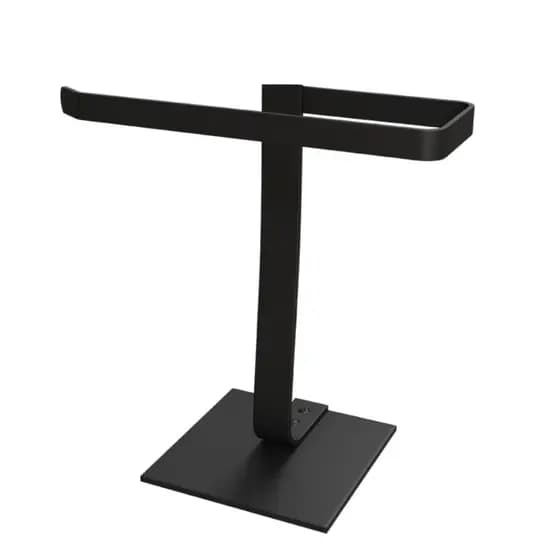 Suporte Porta Toalha De Rosto Bancada Banheiro Lavabo Preto