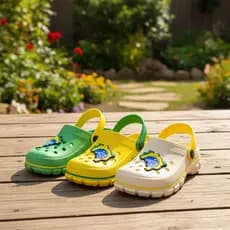 Sandalia Infantil Papete Do Brasil Bandeira Amarelo Verde Branco Menino Menina Confortável