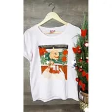 Camiseta Blusa Tshirt animais e pets Cachorro Natal M ao G3 Plus Size, camiseta natal, blusa feminina para o natal, nata
