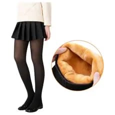 Meia Calca Termica Infantil Super Elastica Translucida Legging forrada Com Pé