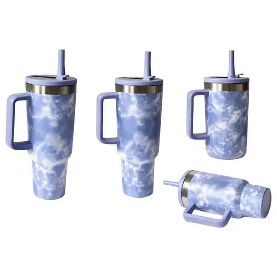 Copo Termico 1200ml Com Tampa E Canudo quente e frio