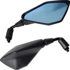 RETROVISOR KAWASAKI 90° HASTE CURTA LENTE AZUL PAR