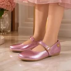 Sapatilha Infantil Menina dourado rosa fruta cor Azul Bebê Verão Tamanho 20 ao 35 Enfeite coroa lindy kids