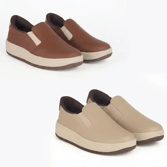 KIT Tênis Infantil Masculino Slip On Calce Fácil Confortável Macio Leve Estiloso