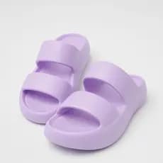 Chinelo Slide Poofy Tiras Eva Super Leve Confortável