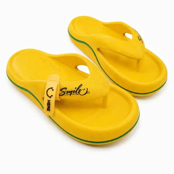 Chinelo Smile Brasil Torcedor Confortável Verde Amarelo Azul