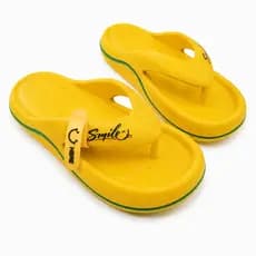 Chinelo Smile Brasil Torcedor Confortável Verde Amarelo Azul