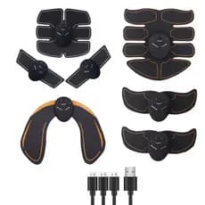 Ems Estimulador Muscular Elétrica Aptidão Massagem Trainer Tonificador Do Corpo De Emagrecimento Massageador Casa Ginásio Equiment Recarregável Usb
