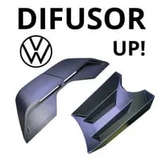 Difusor de Ar Condicionado VW UP TSI MSI 3D | Saída de Ar Central | Acessório para Painel do UP !