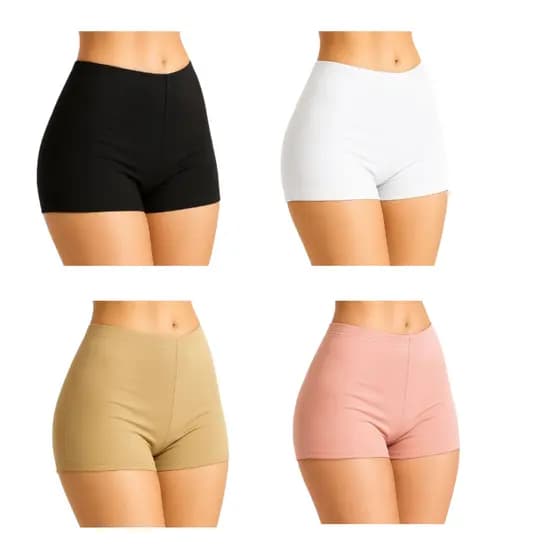 Short Curto Segunda Pele Short Microfibra Para Usar com Vestido e Saia Sem Marcar Short Confortável Uso Diário