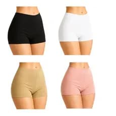 Short Curto Segunda Pele Short Microfibra Para Usar com Vestido e Saia Sem Marcar Short Confortável Uso Diário