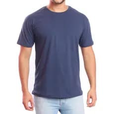Camisa Masculina Gola Redonda 100% Algodão Camiseta Básica Unissex Camiseta Lisa Manga Curta