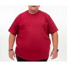 Kit 5 Camiseta Plus Size Lisa Básica Masculina Camiseta Plus Size G1 G2 G3 Camiseta Tamanho Grande