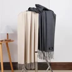 Cachecol Lenço de Caxemira Outono/Inverno – Pashmina Xale de Lã Unissex, Elegante, Quente e Flexível