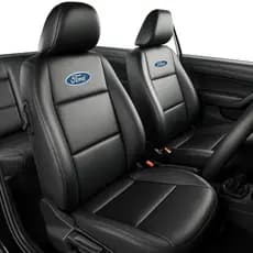 Capas Banco Carro 100% Couro Ford Impermeável C/ Porta Revistas Premium Todos Carros Modelos