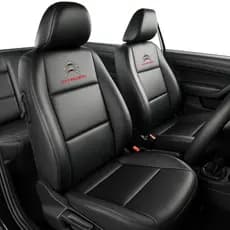 Capas Banco Carro 100% Couro Citroen Impermeável C/ Porta Revistas Premium TodosCarros  Modelos
