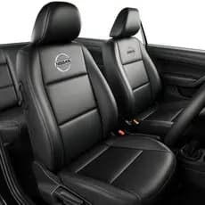 Capas Banco Carro 100% Couro Nissan Impermeável C/ Porta Revistas Premium Todos Carros Modelos