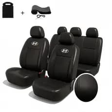 Jogo Capas Banco Automotivo Carro Hyundai Couro Impermeável Hb20 Tucson I30 Santa Fé Ix35 Creta