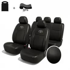 Jogo Capas Banco Automotivo Carro Toyota Couro Impermeável Corolla Hilux Fielder Yaris Etios Sw4