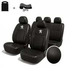 Jogo Capas Banco Automotivo Carro Peugeot Couro Impermeável 206 207 208 308 408 Partner