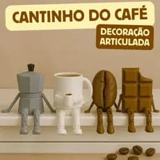 Decoração Cantinho do Café - Turma do Café Articulado