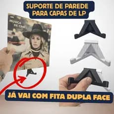 Suporte de Parede para Discos de Vinil LP – Expositor para Colecionadores e Amantes da Música