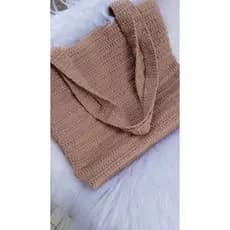 Bolsa feminina artesanal em tricô