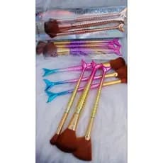 Pincéis para maquiagem cartela com 3 pinceis