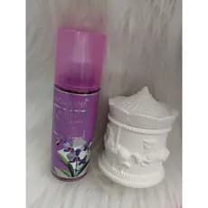 kit lembrancinha de natal body Splash + porta jóias carrossel