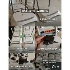 Roteador TP-Link WR840N usado amarelado sem fonte lote 30 unidades