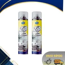 Kit 2 Limpa Estofado Zip 300ml – Remove Manchas Sofá, Carro, Poltrona e Colchão