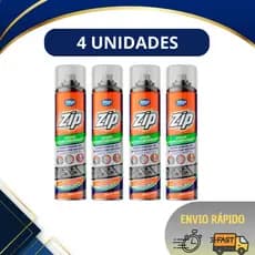 Kit 4 Desengordurantes Zip Concentrado – Tira Gordura Rápido, Ideal para Cozinhas e Superfícies