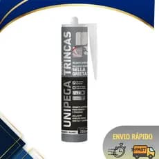 Sela Trincas UniPega 280ml Branco Selante Acrílico Veda Fissuras Paredes Impermeável