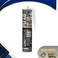 PU40 UniPega Branco 400g Selante Adesivo PU Alta Resistência Construção Vedação Profissional