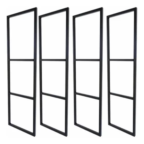 4 Suportes Prateleira Tripla Estilo Industrial Parede Teto