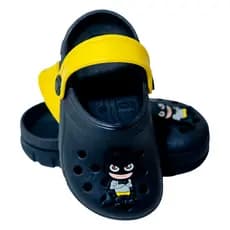 Babuche Infantil Menino Herói Personagem Batman Preto Criança Leve Antiderrapante
