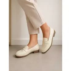 Mocassim Feminino Napa Confortável Casual Sapato Social Leve JM Shoes - 2 Cores
