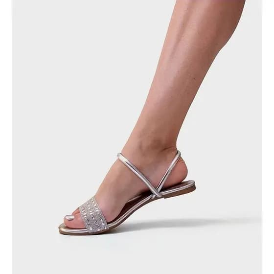 Rasteirinha Feminina 2 em 1 Infinity Shine com Brilho – Moderna, Confortável e Super Elegante - 7 Cores